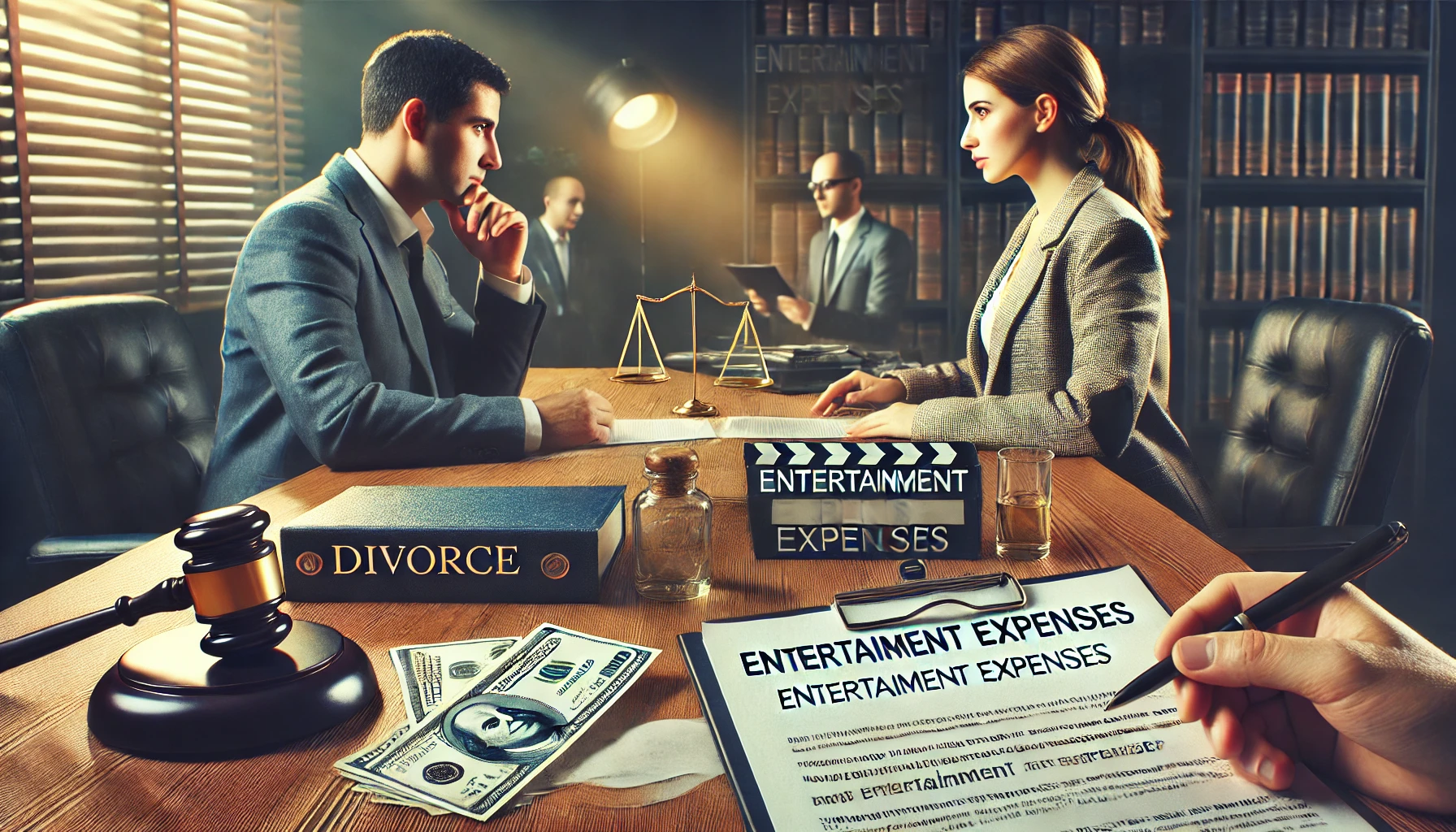 what is considered entertainment expense during a divorce